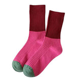 Boogzel Apparel Pink & Green Patterned Socks, view 4