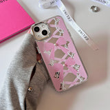 Boogzel Apparel Pink Lace Up iPhone Case, view 2