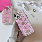 Boogzel Apparel Pink Lace Up iPhone Case, view 3