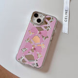 Boogzel Apparel Pink Lace Up iPhone Case, view 4