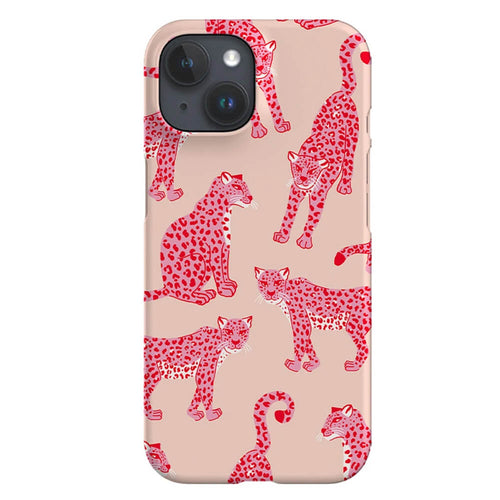 Boogzel Apparel Pink Leopard Pattern iPhone Case