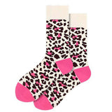 Boogzel Apparel Pink Leopard Pattern Socks, view 2