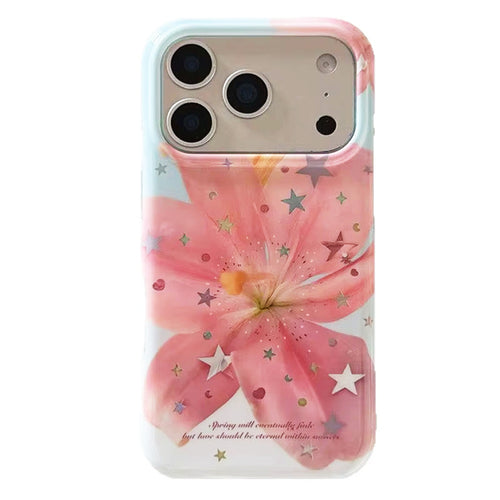 Boogzel Apparel Pink Lily Flower iPhone Case