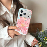 Boogzel Apparel Pink Lily Flower iPhone Case, view 3