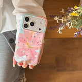 Boogzel Apparel Pink Lily Flower iPhone Case, view 4