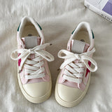 Boogzel Apparel Pink & Red Star Sneakers, view 3