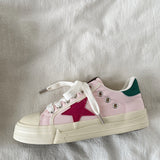 Boogzel Apparel Pink & Red Star Sneakers, view 4