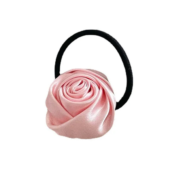 Boogzel Apparel Pink Rose Scrunchie