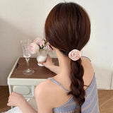 Boogzel Apparel Pink Rose Scrunchie, view 3
