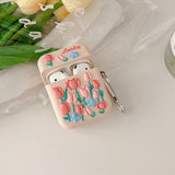 Boogzel Apparel Pink Roses AirPods Case, view 2