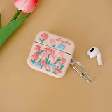 Boogzel Apparel Pink Roses AirPods Case, view 4