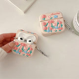 Boogzel Apparel Pink Roses AirPods Case, view 5
