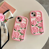 Boogzel Apparel Pink Roses iPhone Case, view 4