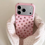 Boogzel Apparel Pink Strawberry iPhone Case, view 5