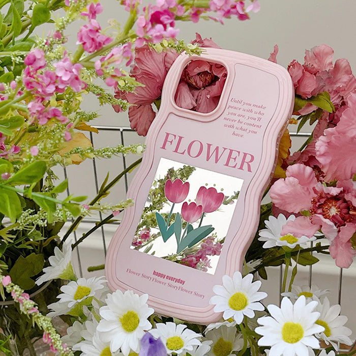 Boogzel Apparel Pink Tulips iPhone Case
