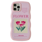 Boogzel Apparel Pink Tulips iPhone Case, view 2
