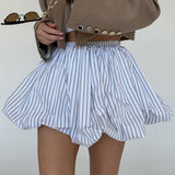 Boogzel Apparel Pinstripe Balloon Skirt, view 2