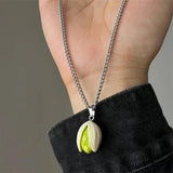 Boogzel Apparel Pistachio Pendant Necklace, view 2