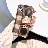 Boogzel Apparel Plaid Buckle iPhone Case, view 2