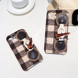 Boogzel Apparel Plaid Buckle iPhone Case, view 3