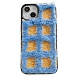 Boogzel Apparel Plaid Fuzzy iPhone Case, view 3