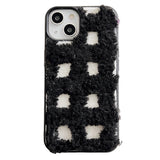 Boogzel Apparel Plaid Fuzzy iPhone Case, view 4