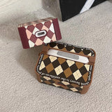 Boogzel Apparel Plaid Pattern AirPods Case, view 4