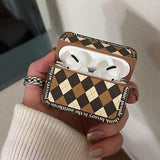 Boogzel Apparel Plaid Pattern AirPods Case, view 5