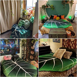 Boogzel Apparel Plant Mom Aesthetic Leaf Blanket, view 2