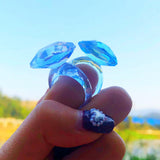 Boogzel Apparel Plastic Diamond Indie Ring, view 5
