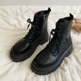 Boogzel Apparel Platform Ankle Boots, view 5