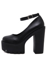 Boogzel Apparel Platform Heeled Sandals, view 4