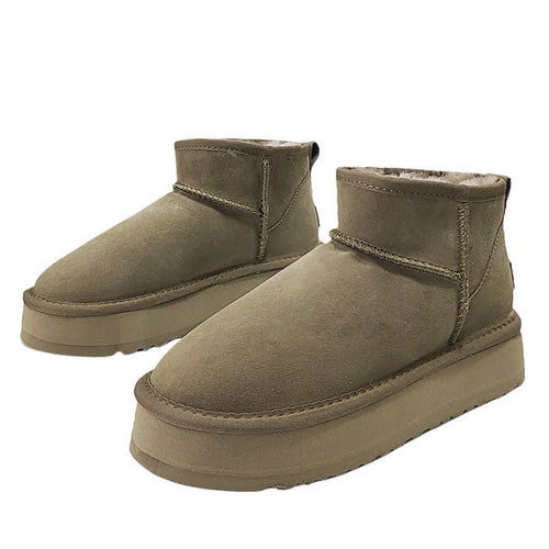 Boogzel Apparel Platform Sheepskin Boot