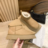 Boogzel Apparel Platform Sheepskin Boot, view 4