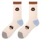 Boogzel Apparel Playful Cat Crew Socks, view 2