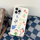 Boogzel Apparel Playful Paws & Petals iPhone Case, view 2