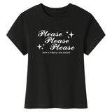 Boogzel Apparel Please Don’t Y2K Baby Tee, view 4