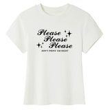 Boogzel Apparel Please Don’t Y2K Baby Tee, view 5