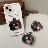 Boogzel Apparel Please Dont Disturb iPhone Case, view 3