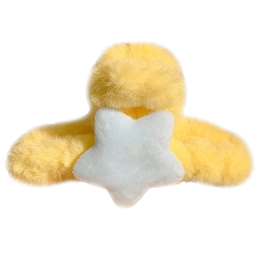 Boogzel Apparel Plush Star Hair Claw Clip