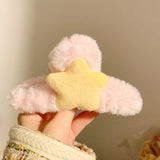 Boogzel Apparel Plush Star Hair Claw Clip, view 6