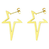 Boogzel Apparel Pointed Star Earrings, view 3