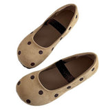 Boogzel Apparel Polka Dot Ballet Sandals, view 3