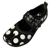 Boogzel Apparel Polka Dot Buckle Strap Tabi Shoes, view 2