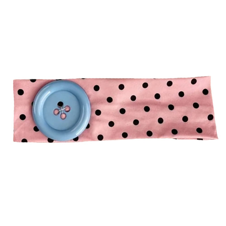 Boogzel Apparel Polka Dot Button Headband