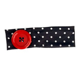 Boogzel Apparel Polka Dot Button Headband, view 2