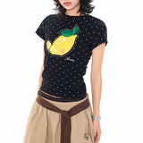 Boogzel Apparel Polka Dot Fruit T-Shirt, view 5
