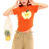 Boogzel Apparel Polka Dot Fruit T-Shirt, view 6