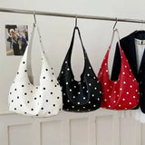 Boogzel Apparel Polka Dot Hobo Bag, view 3