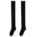Boogzel Apparel Polka Dot Over-the-Knee Stockings, view 6